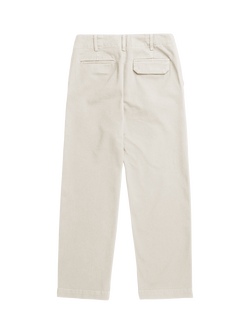 Norse Projects High Waist Heavy Twill Trousers, Natural Ecru - view 2, Natural Ecru