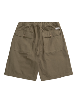 Norse Projects Relaxed Elasticated Waist Shorts, Olive Night - view 2, Olive Night