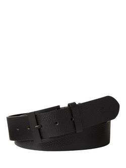 Calvin Klein 40mm Leather Belt, Black, Black
