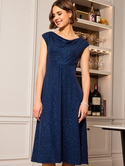 Women's Blue Cap Sleeve Dresses | John Lewis & Partners