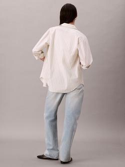 Calvin Klein Signature 90's Straight Leg Cotton Denim Jeans - view 2, Lafayette