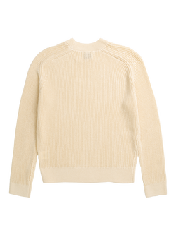Norse Projects Cotton Blend Fisherman's Jumper, Natural Ecru - view 2, Natural Ecru