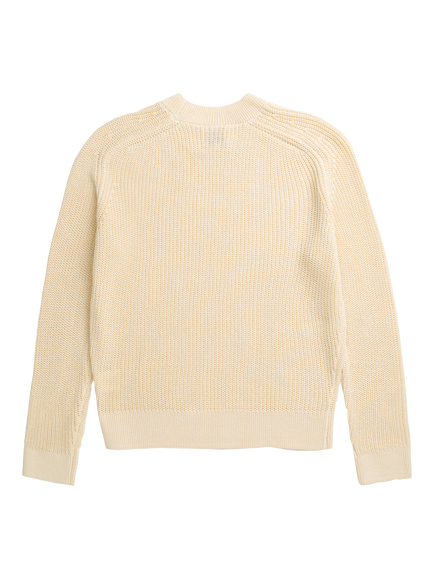 Norse Projects Cotton Blend Fisherman's Jumper, Natural Ecru - view 2, Natural Ecru