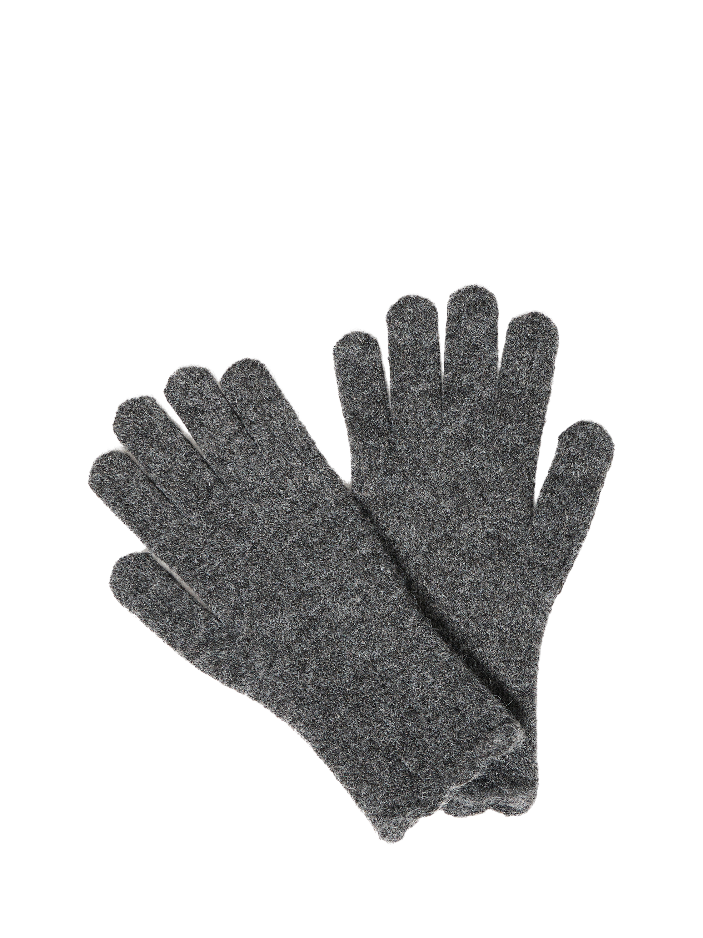 ICHI Iamacha Gloves, Dark Grey Melange, One Size