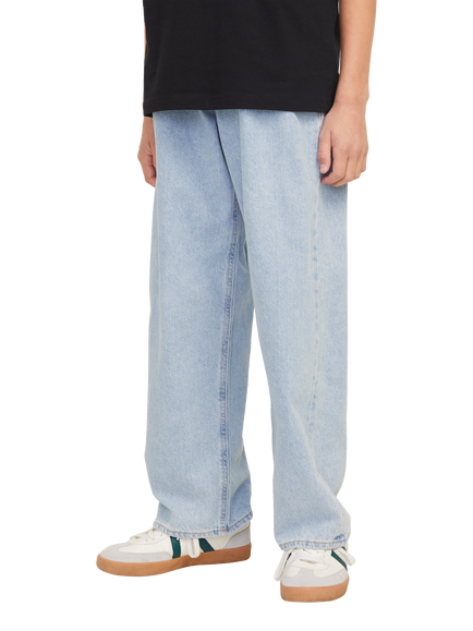 Jack & Jones Kids' Baggy Jeans, Blue Denim - view 2, Blue Denim