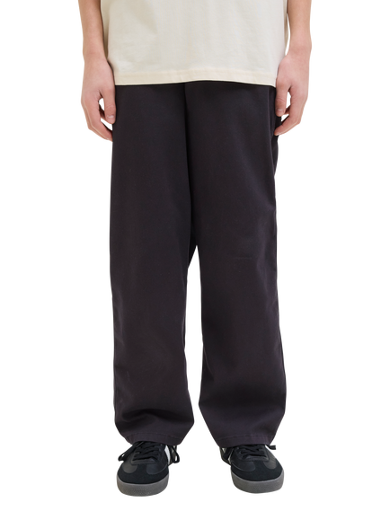 Jack & Jones Kids' Alex Baggy Carpenter Trousers, Black - view 2, Black
