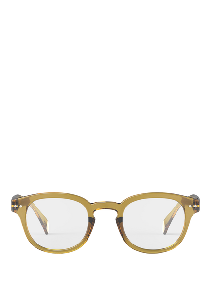 IZIPIZI Crystal Reading Glasses, Golden Green, Golden Green