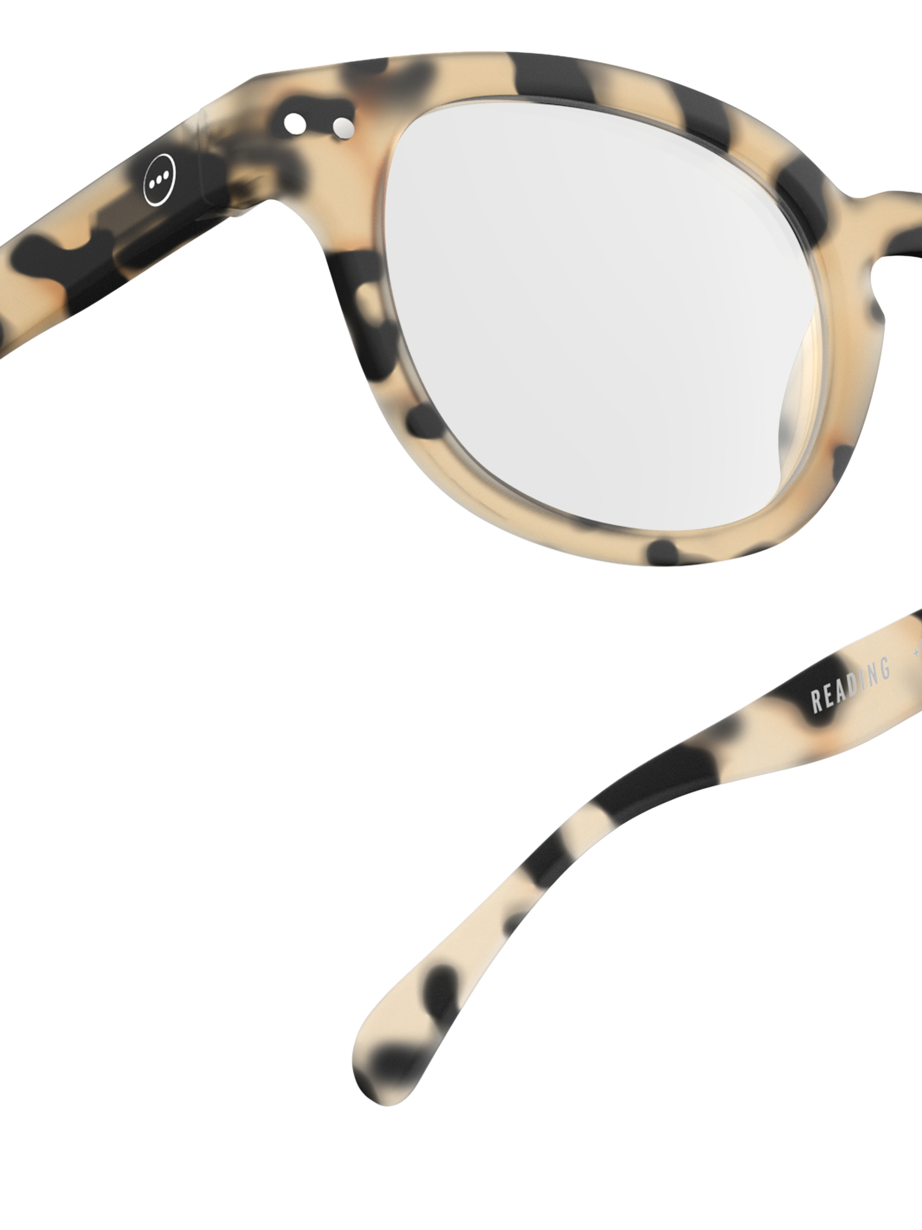 Product image 3 of 5, which shows IZIPIZI Tortoise Reading Glasses, Tortoise, +1,5