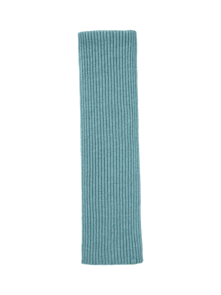Benetton Kids' Wool Blend Rib Knit Scarf - view 2, Green