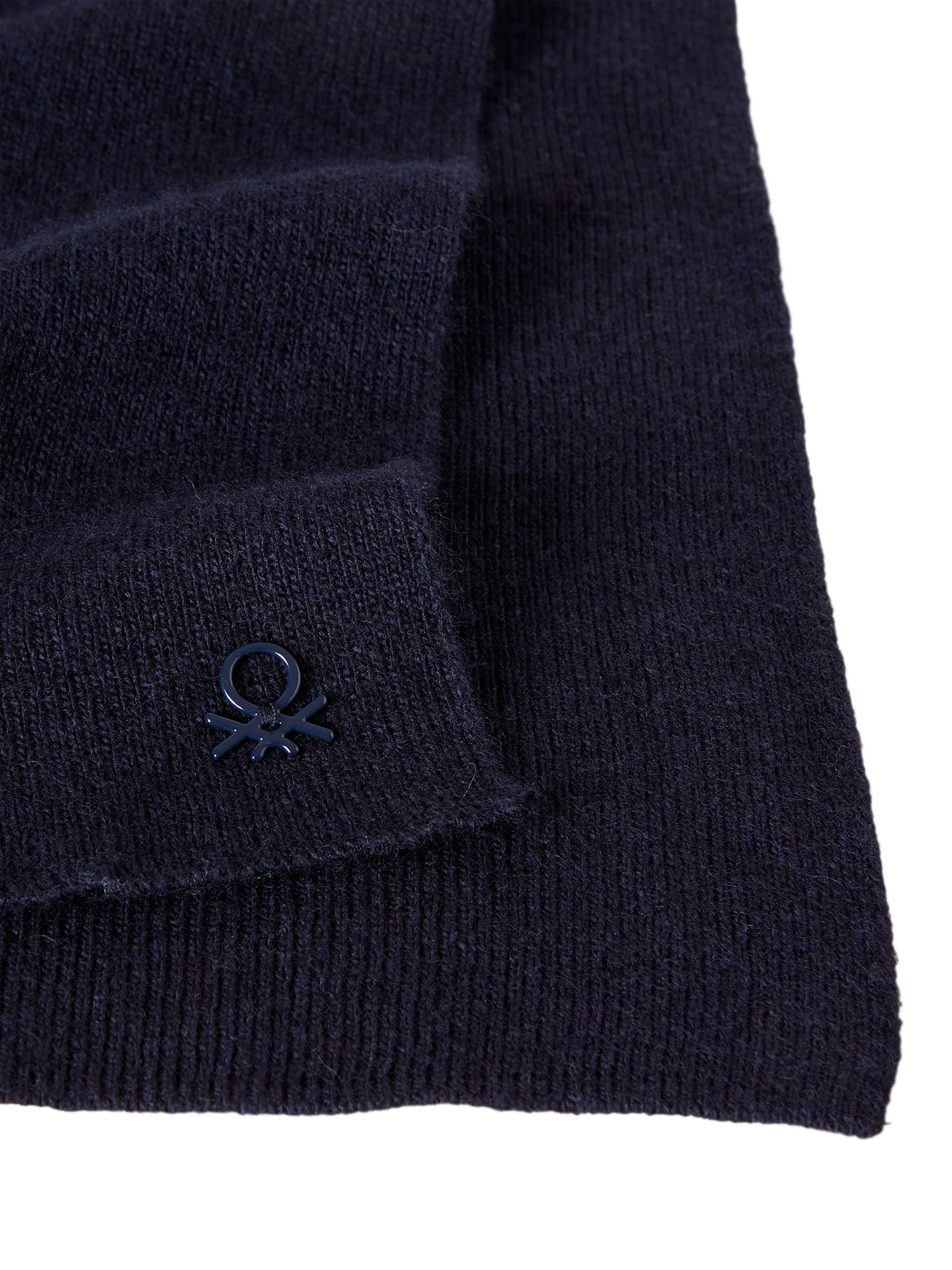 Product image 3 of 3, which shows Benetton Kids' Unisex Wool Blend Scarf, Blue, One