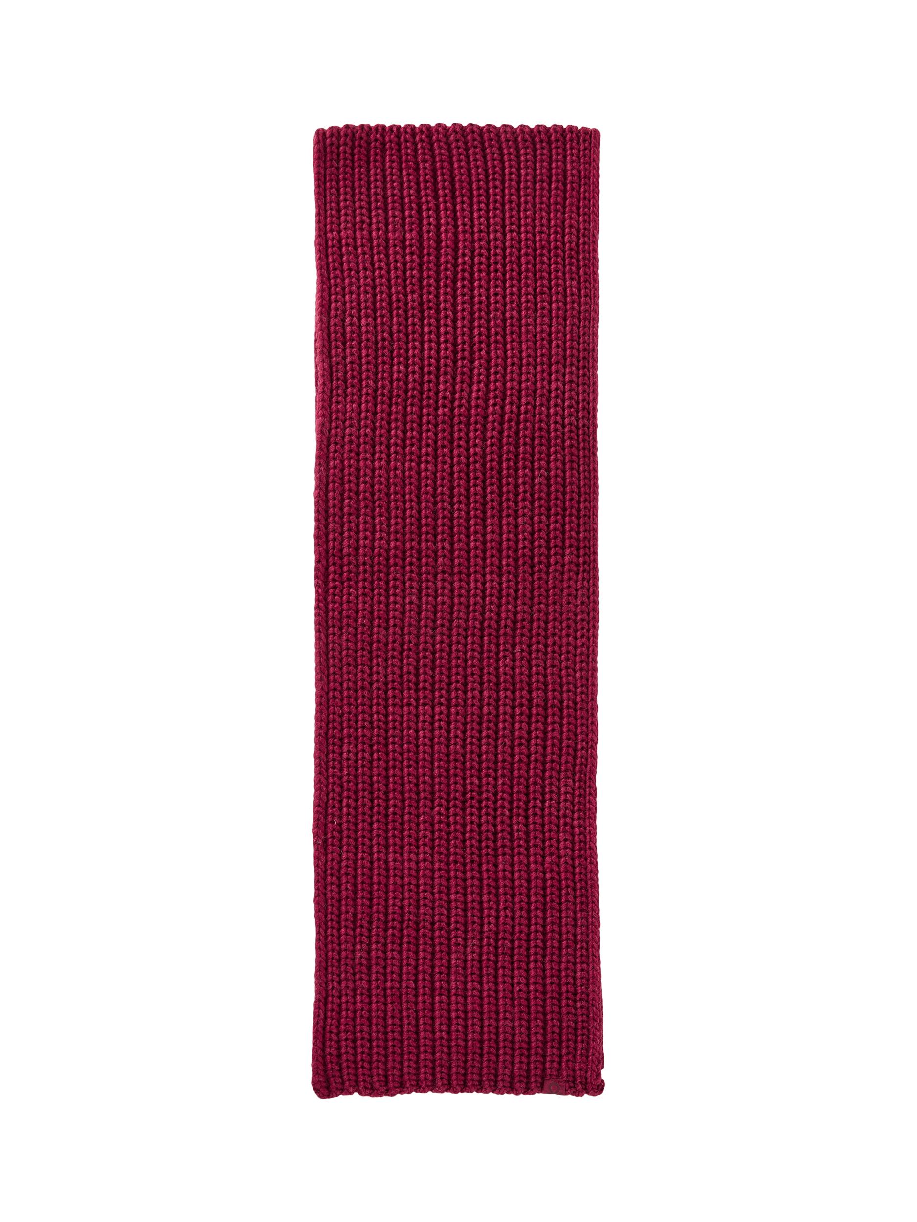 Product image 2 of 3, which shows Benetton Kids' Ribbed Knit Wool Blend Scarf, Red, One