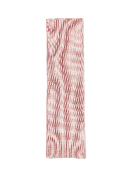 Benetton Kids' Ribbed Knit Wool Blend Scarf - view 2, Pink