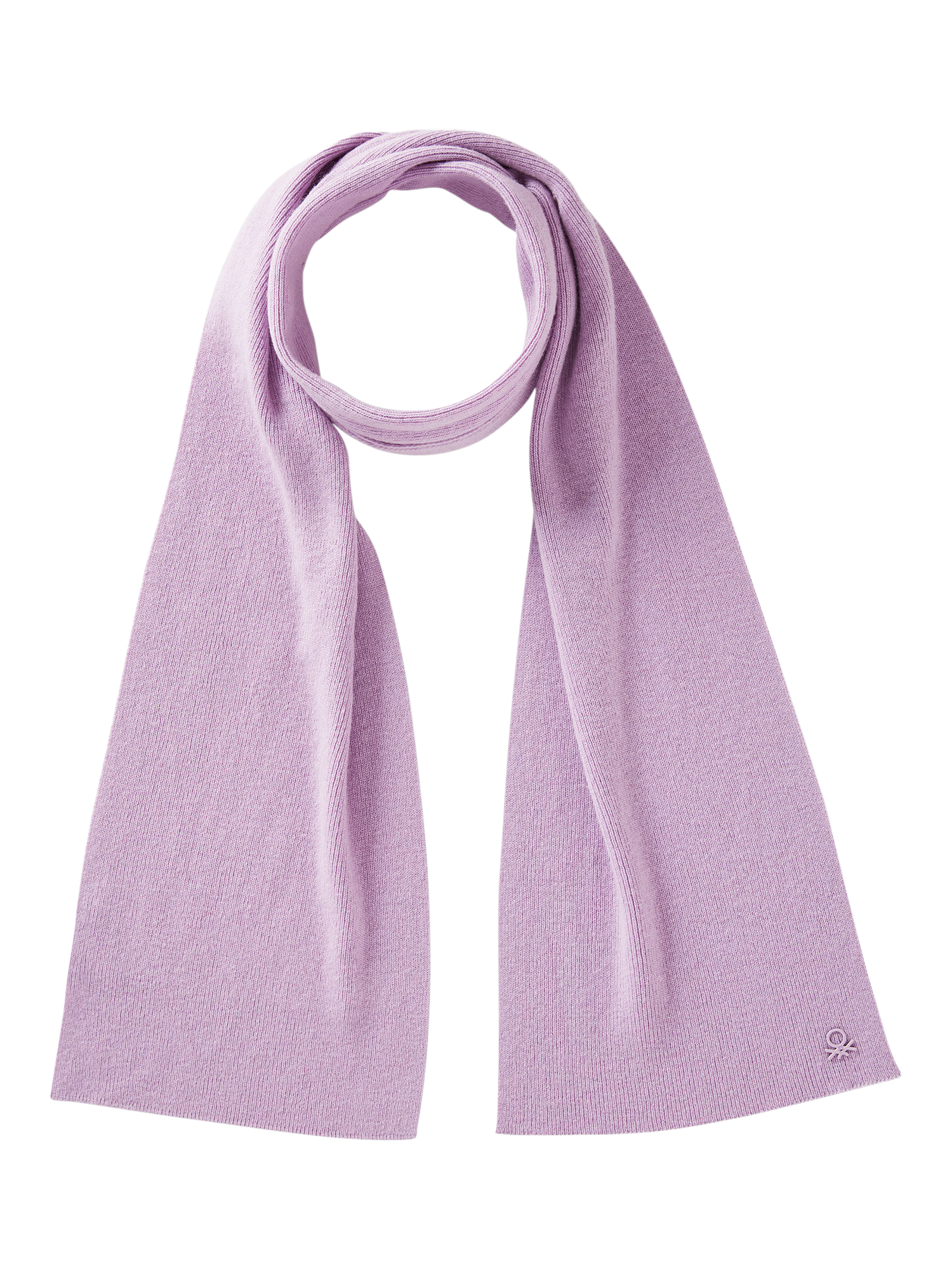 Product image 1 of 3, which shows Benetton Kids' Wool Blend Scarf, Lavender