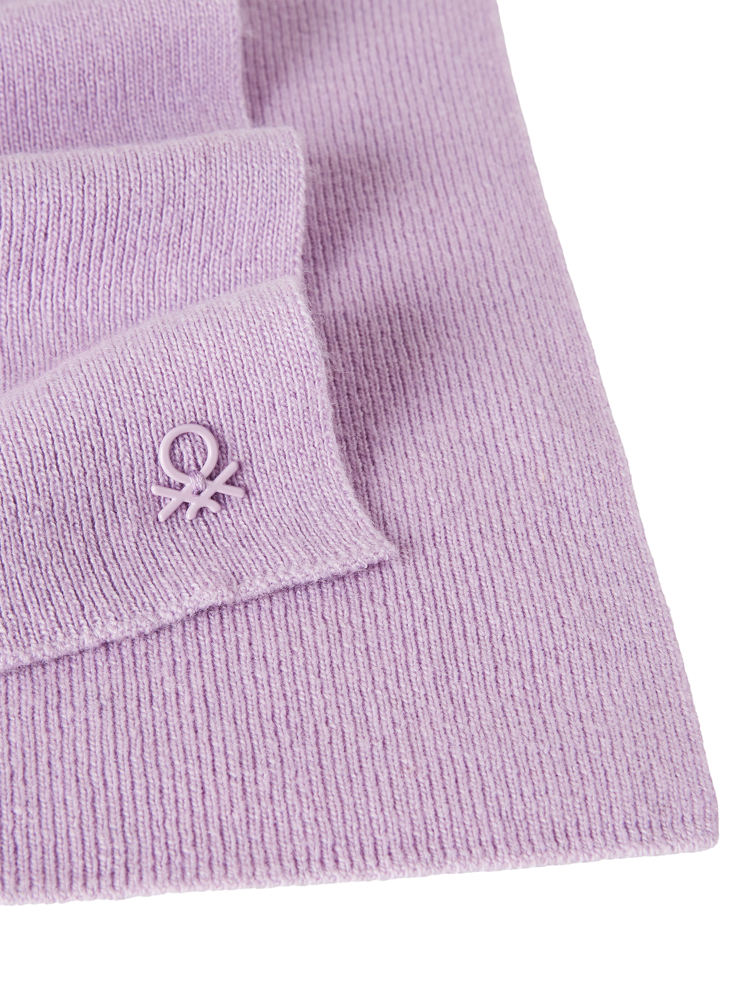 Product image 3 of 3, which shows Benetton Kids' Wool Blend Scarf, Lavender