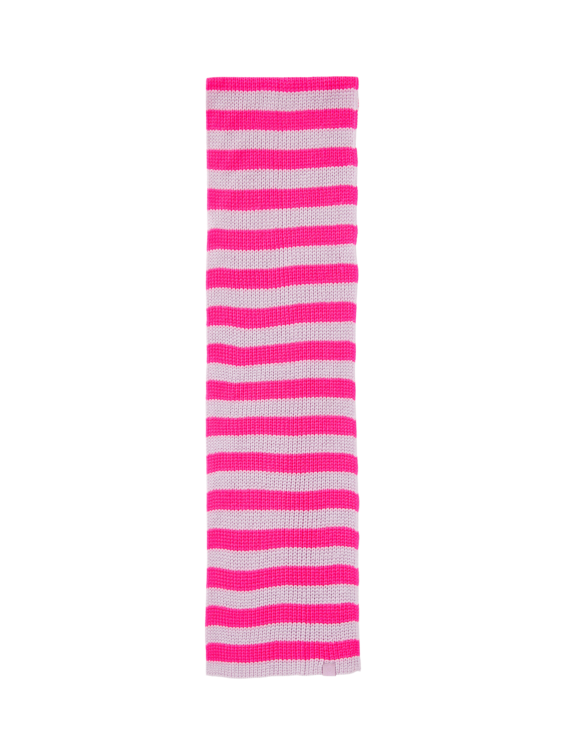 Product image 2 of 3, which shows Benetton Kids' Two Tone Striped Knit Scarf, Violet, One