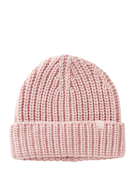 Benetton Kids' Knitted Beanie Hat, Pink, Pink