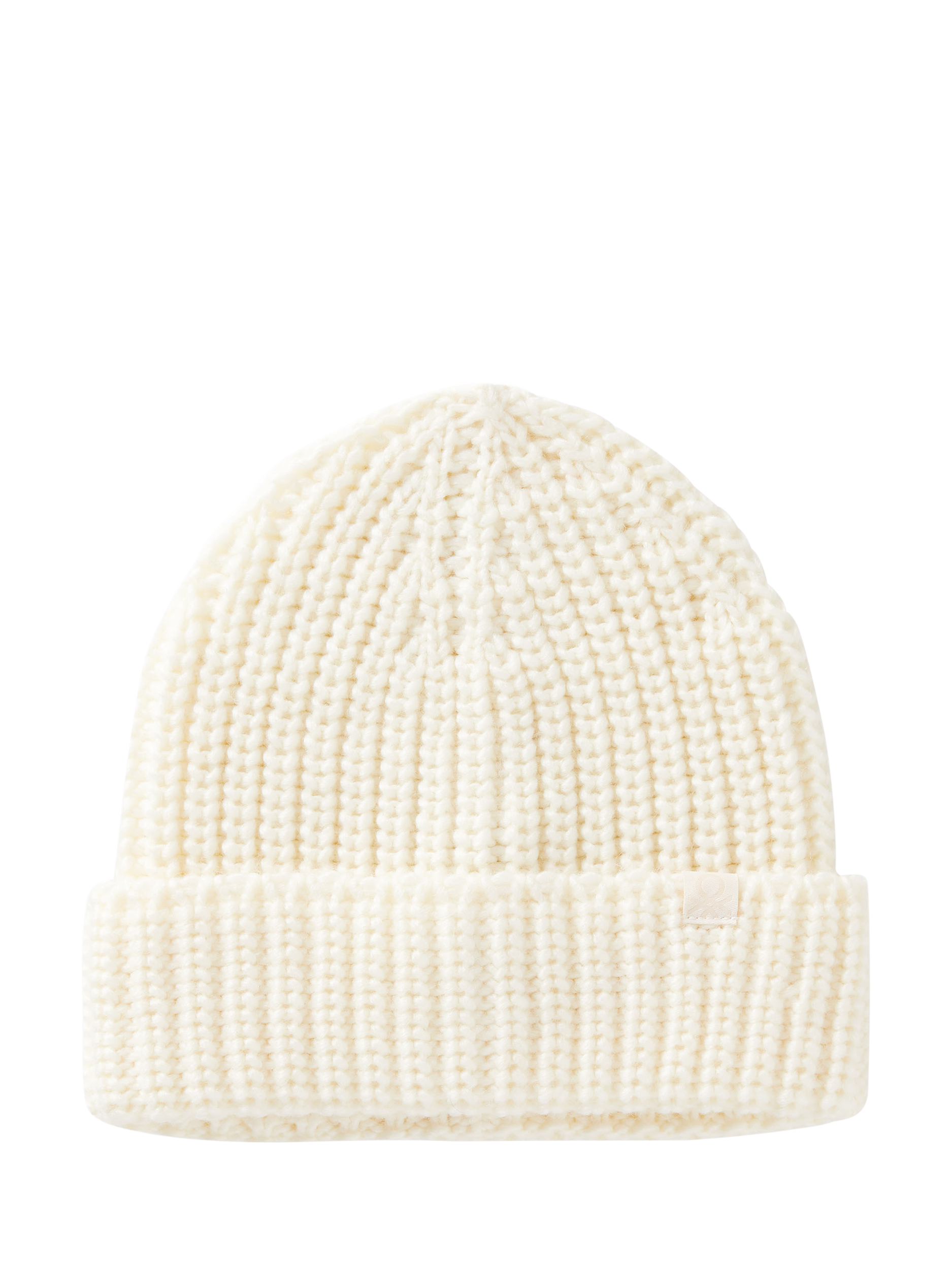 Product image 1 of 3, which shows Benetton Kids' Soft Beanie Hat, White, One