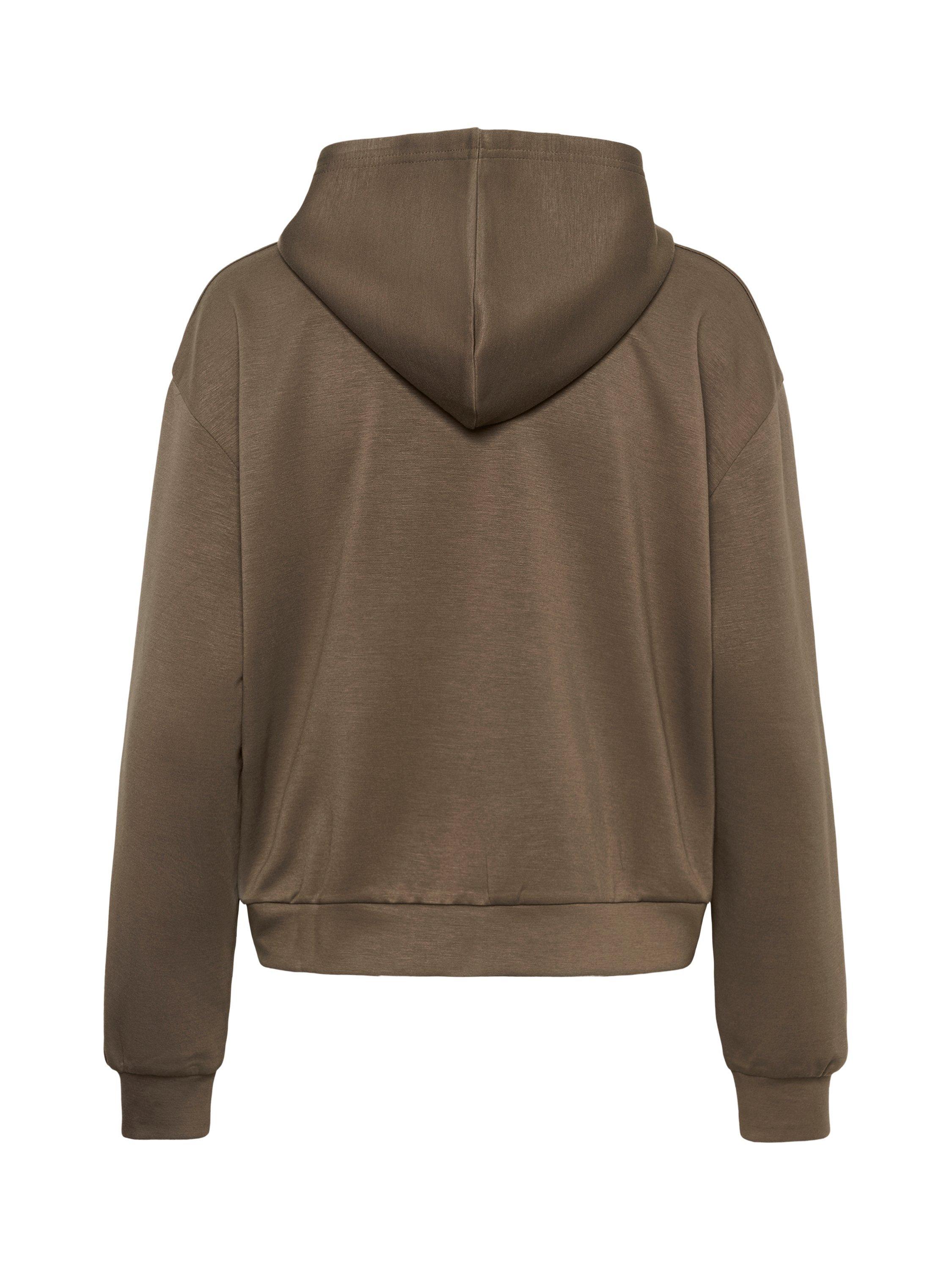 Product image 6 of 6, which shows KAFFE KAannika Hoodie, Morel, XS