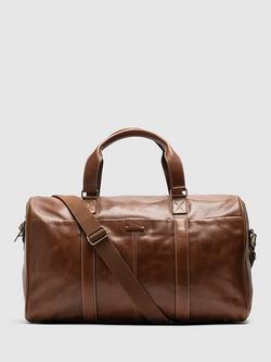 Rodd & Gunn Princeton Leather Weekender Bag, Cognac, Cognac