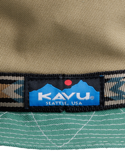 KAVU Strap Bucket Hat, Forest Mix - view 2, Forest Mix