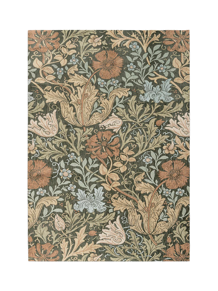 Morris & Co. Compton Trellis Rug, Green, Green