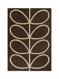 Orla Kiely Giant Stem Rug, Walnut