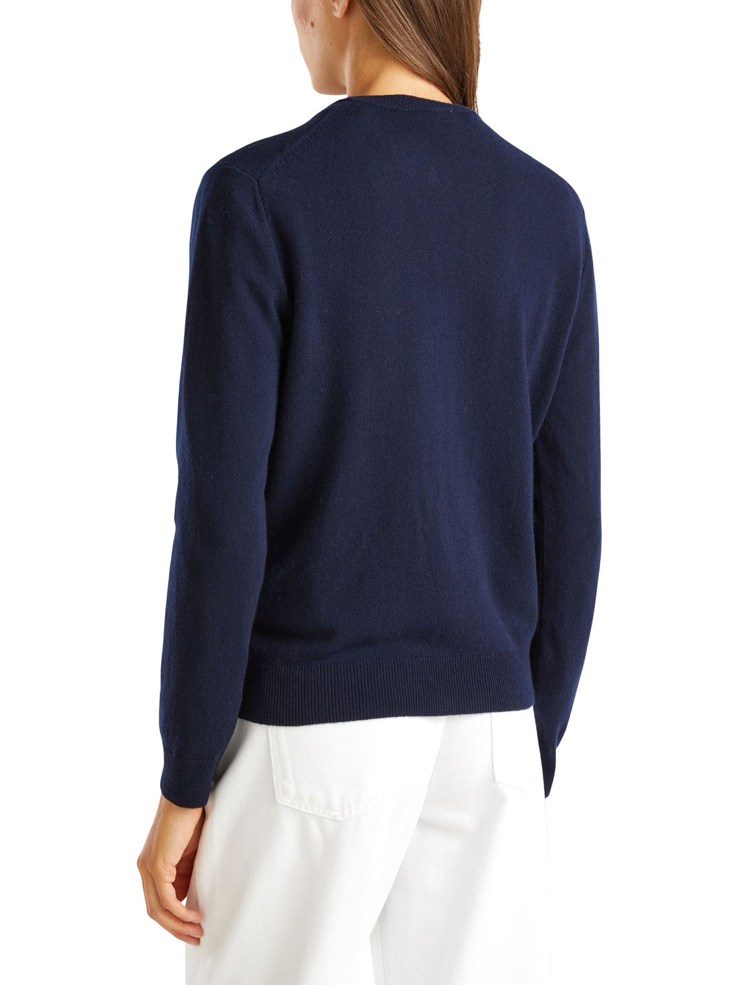Product image 2 of 6, which shows Benetton Korean Cardigan, Blue, S
