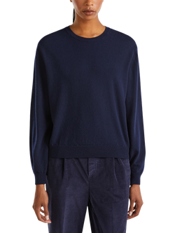 Benetton Crew Neck Jumper, Blue, Blue