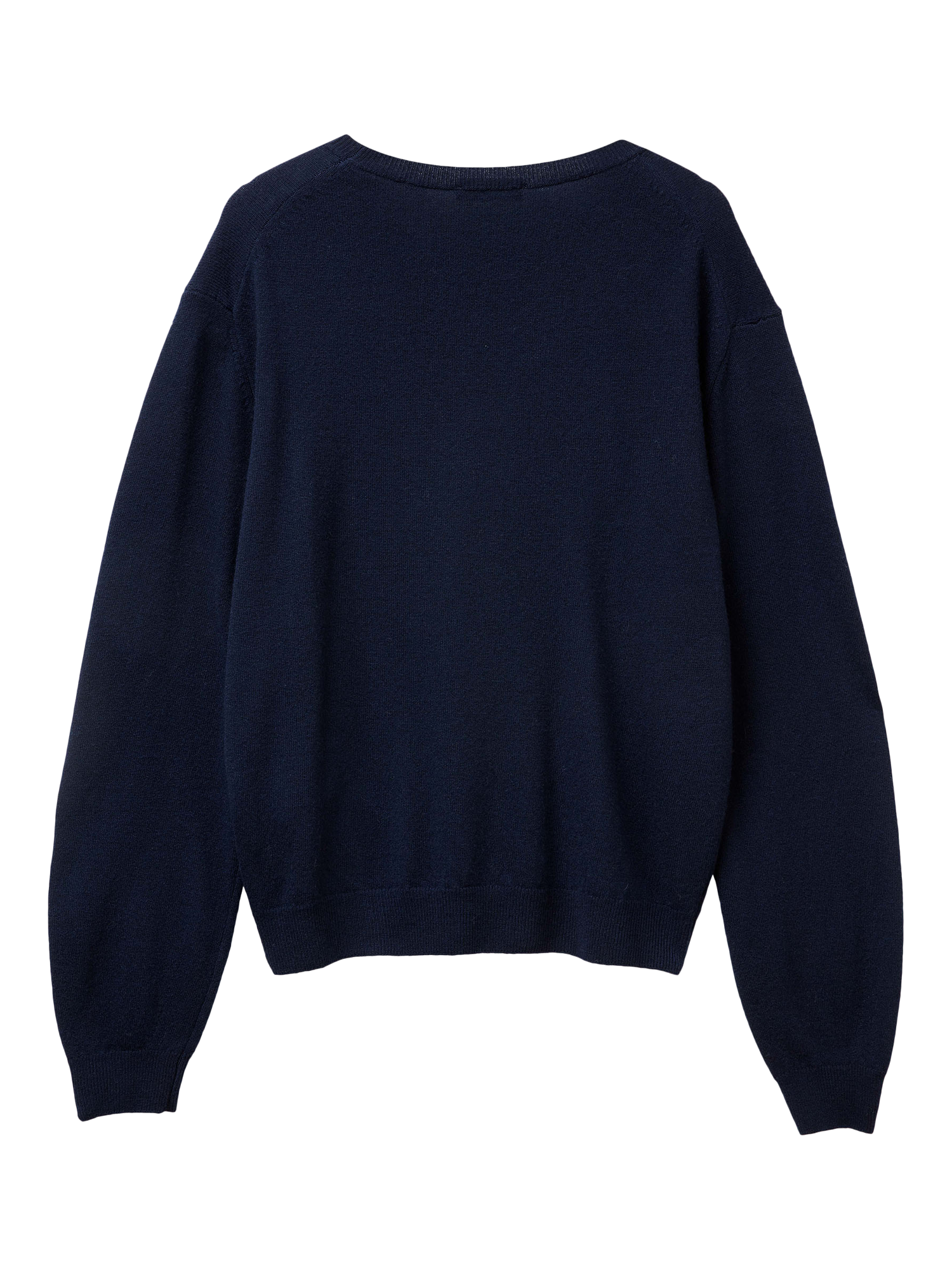 Product image 5 of 6, which shows Benetton Crew Neck Jumper, Blue, XS