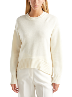 Benetton Crew Neck Jumper, White
