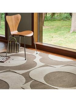 Orla Kiely Prism Flower Pure Wool Rug, Ecru - view 2, Ecru
