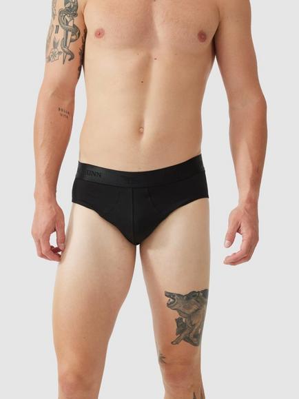 Rodd & Gunn Shy Cotton Blend Briefs, Pack of 3, Black
