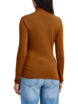 ICHI Mafa Roll Neck Jumper - view 2, Monk's Robe