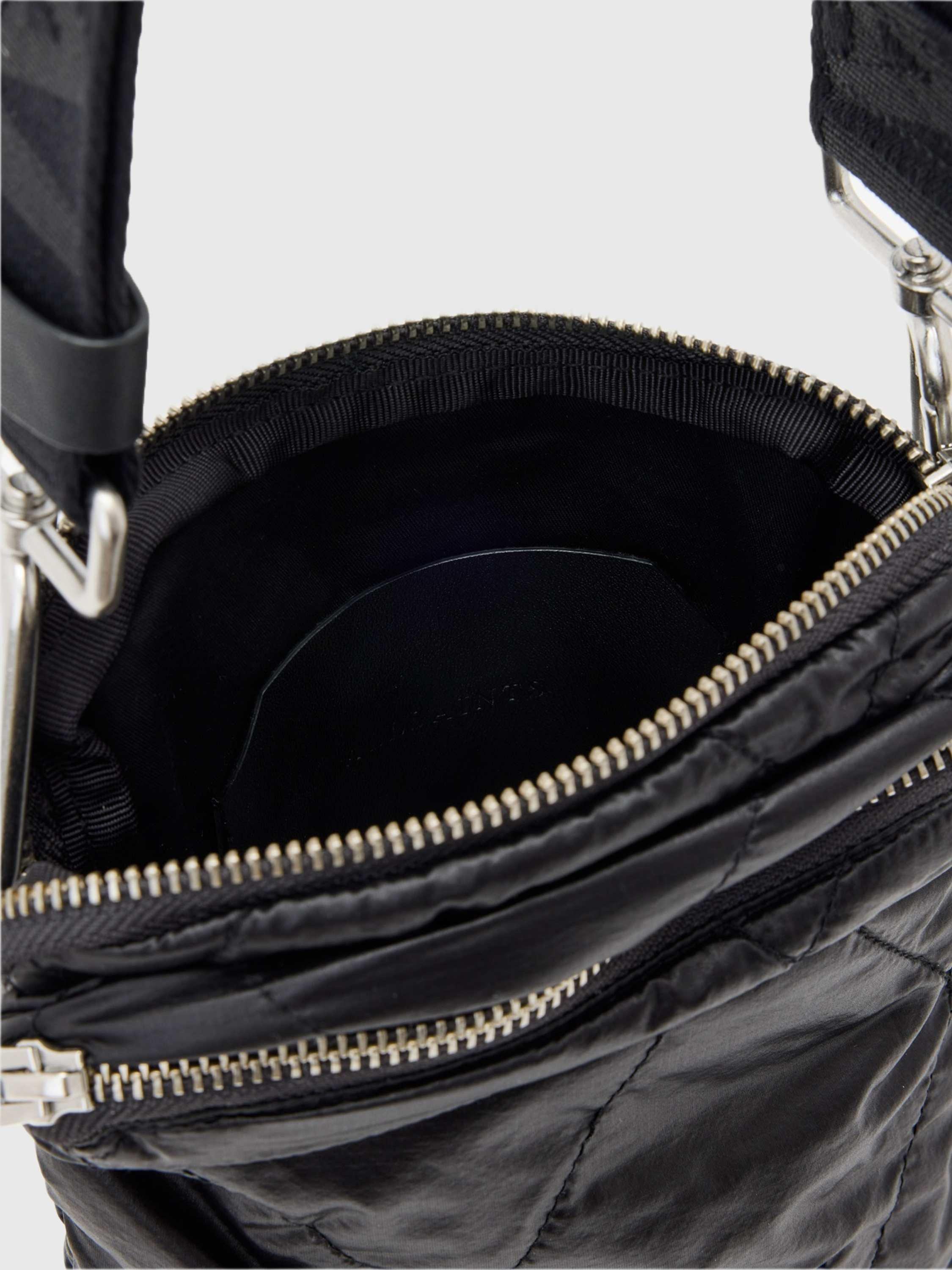 Product image 3 of 6, which shows AllSaints Haven Quilted Crossbody Bag, Black