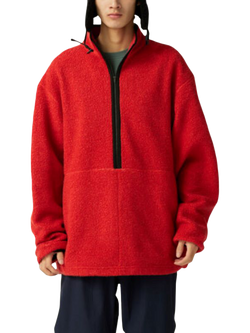 Snow Peak Wool Boa Pullover Jersey Top, Orange, Orange