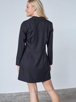 Sisters Point Gaf Tuxedo Mini Dress, Black - view 2, Black