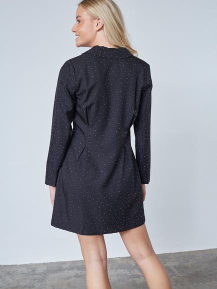 Sisters Point Gaf Tuxedo Mini Dress, Black - view 2, Black