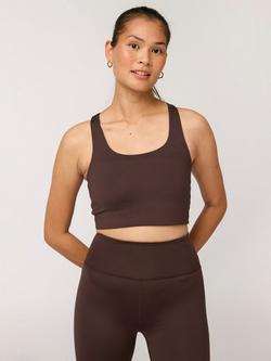 Girlfriend Collective Paloma Racerback Sports Bra, Driftwood