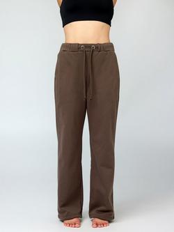 Girlfriend Collective Millie Straight Leg Joggers, Mink - view 2, Mink