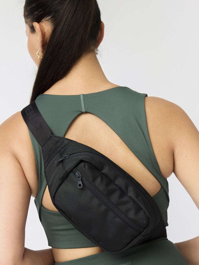 Product image 3 of 8, which shows Girlfriend Collective The Belt Bag, Black