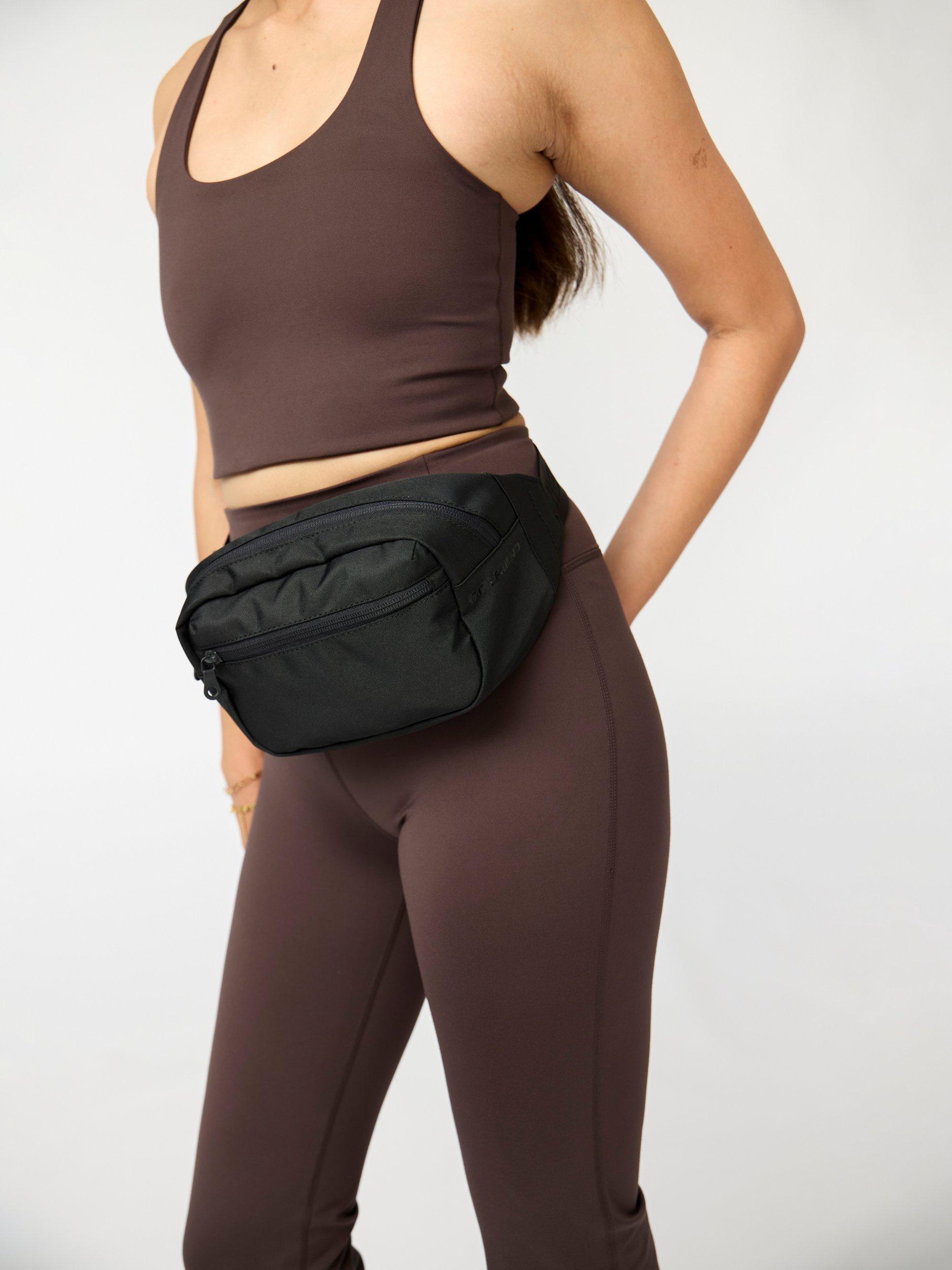 Product image 4 of 8, which shows Girlfriend Collective The Belt Bag, Black