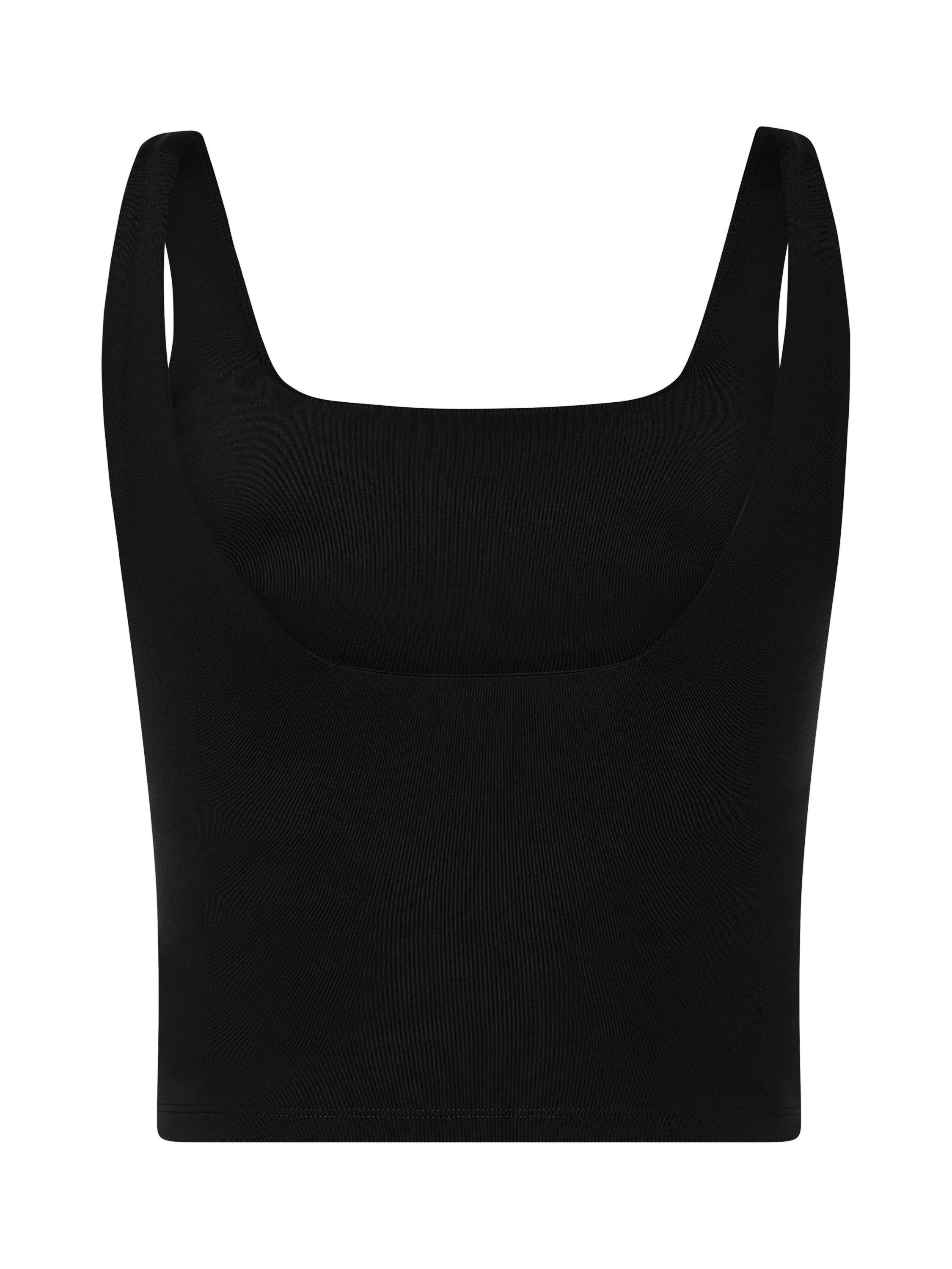 Product image 8 of 8, which shows Girlfriend Collective Tommy Tank Top, Black, XS