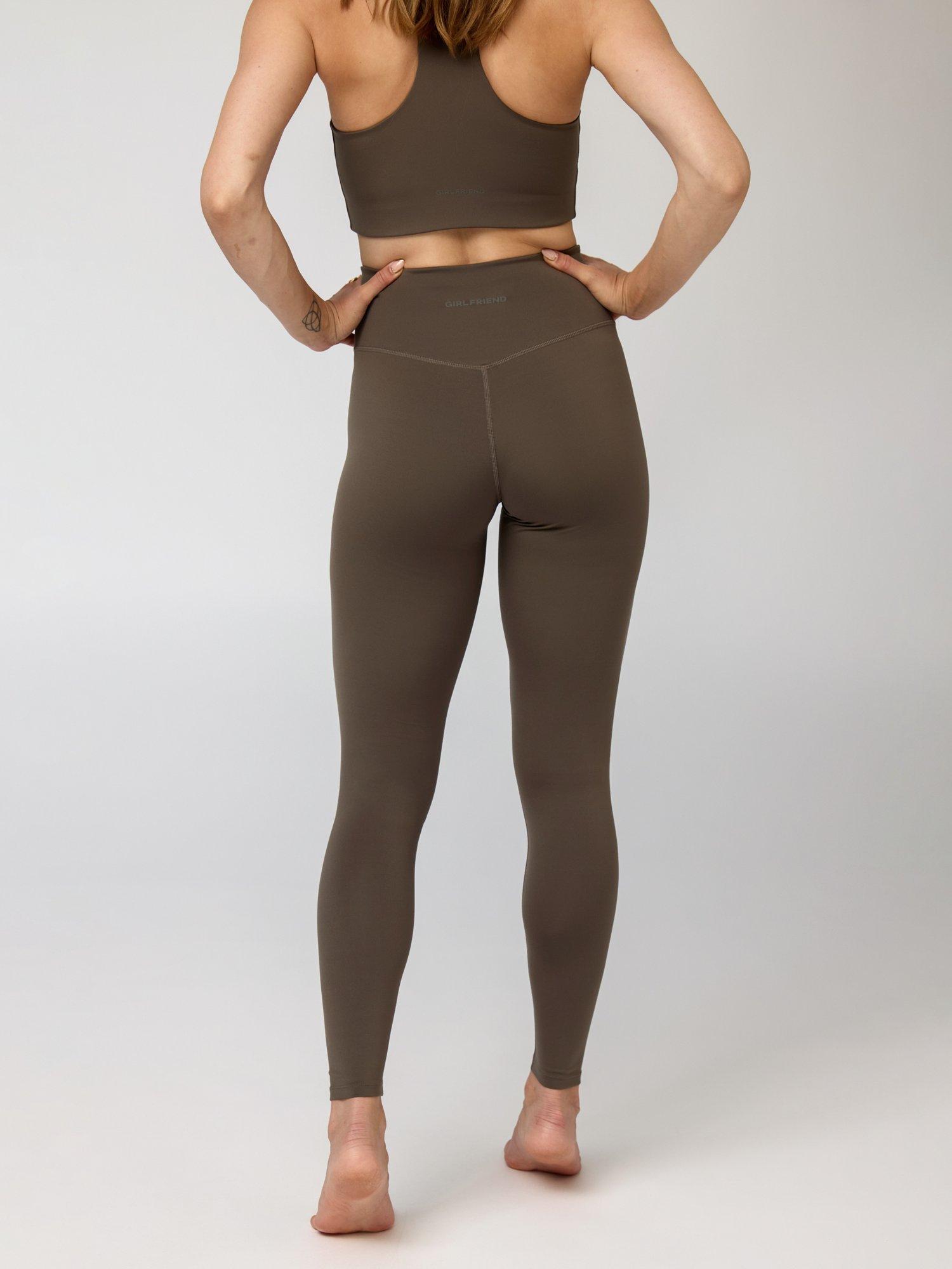 Product image 3 of 10, which shows Girlfriend Collective Float Ultralight Leggings, Mink, XS