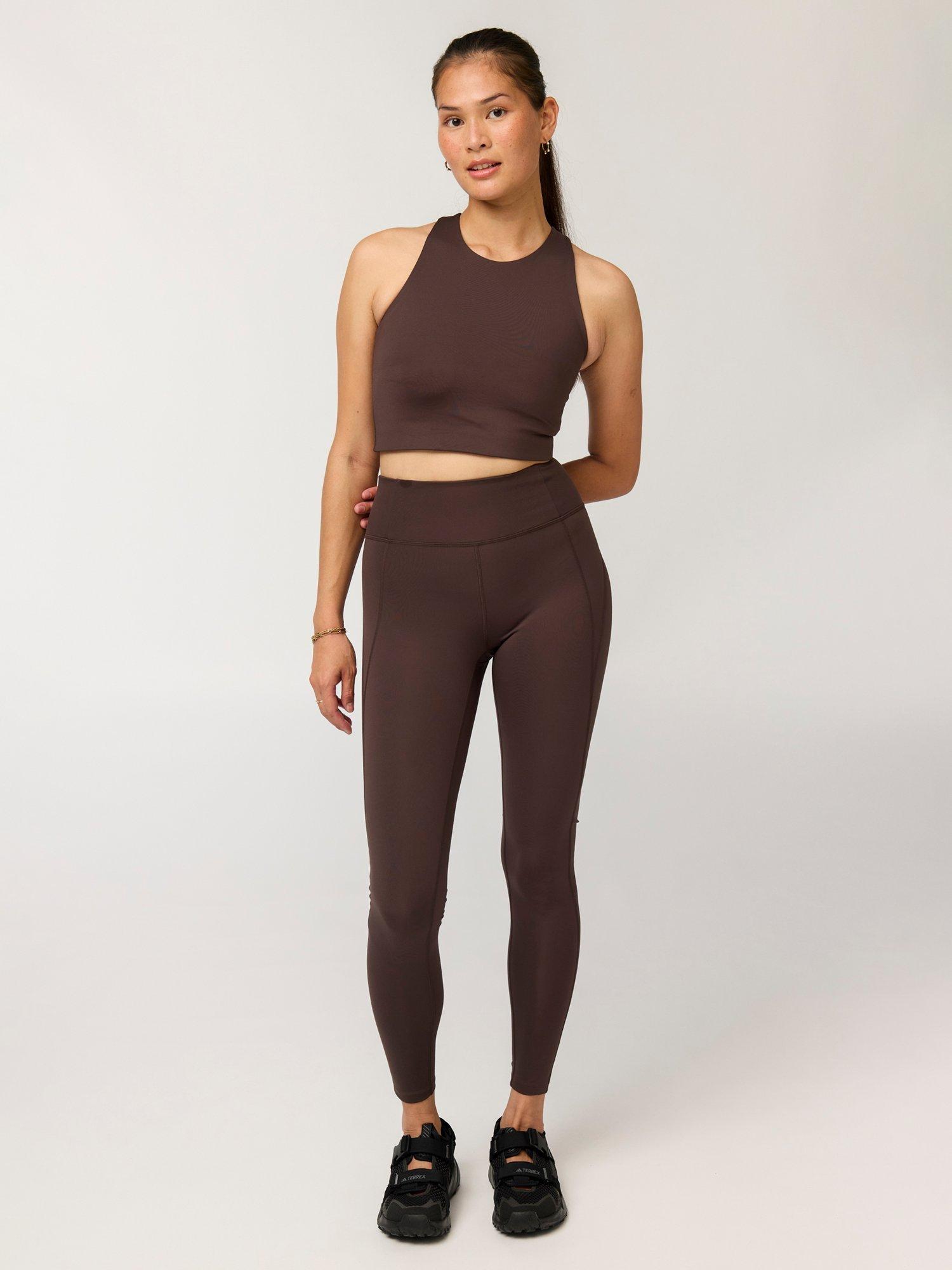 Product image 1 of 8, which shows Girlfriend Collective Ultra High Rise Leggings, Driftwood, XS