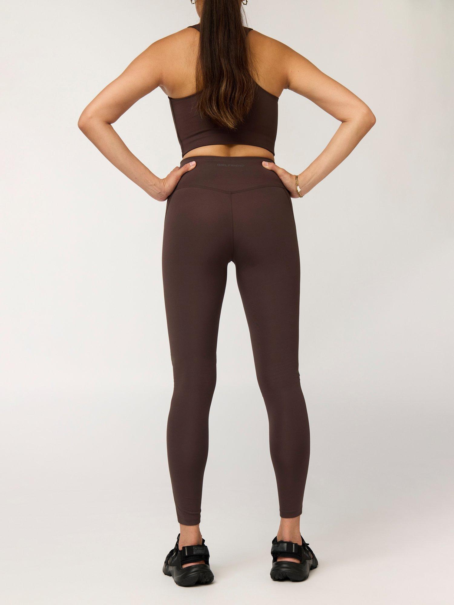 Product image 3 of 8, which shows Girlfriend Collective Ultra High Rise Leggings, Driftwood, XS