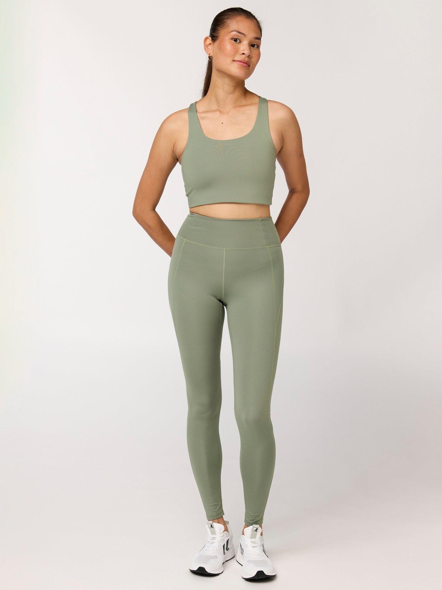 Product image 1 of 7, which shows Girlfriend Collective Ultra High Rise Leggings, Leaf, XS