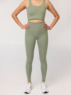 Girlfriend Collective Ultra High Rise Leggings, Leaf - view 2, Leaf