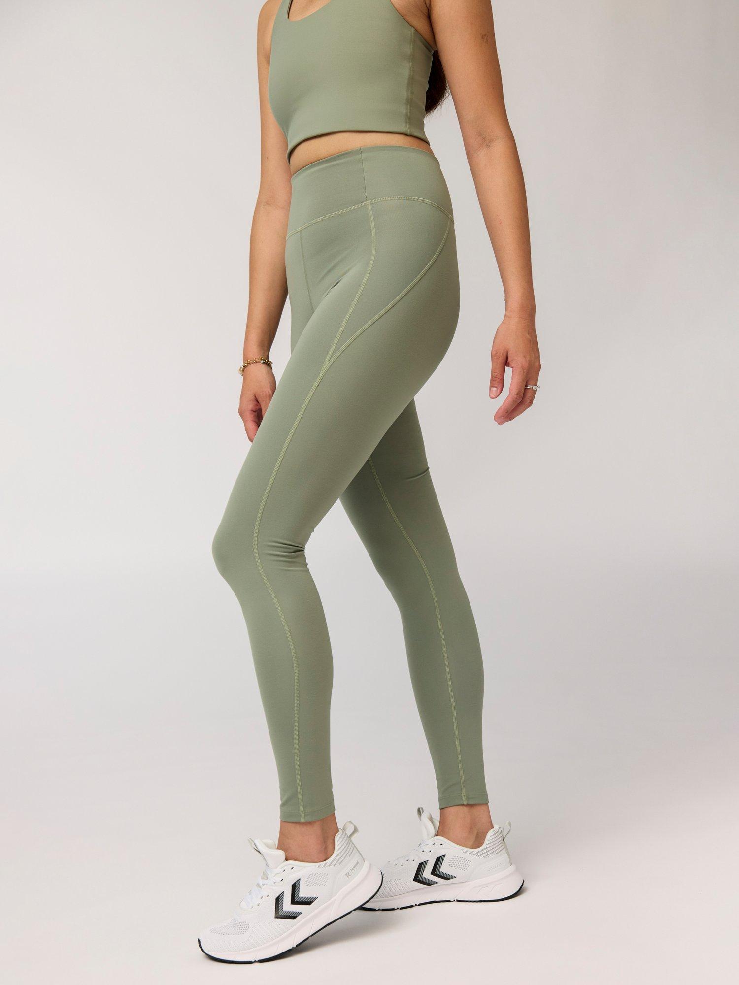 Product image 4 of 7, which shows Girlfriend Collective Ultra High Rise Leggings, Leaf, XS