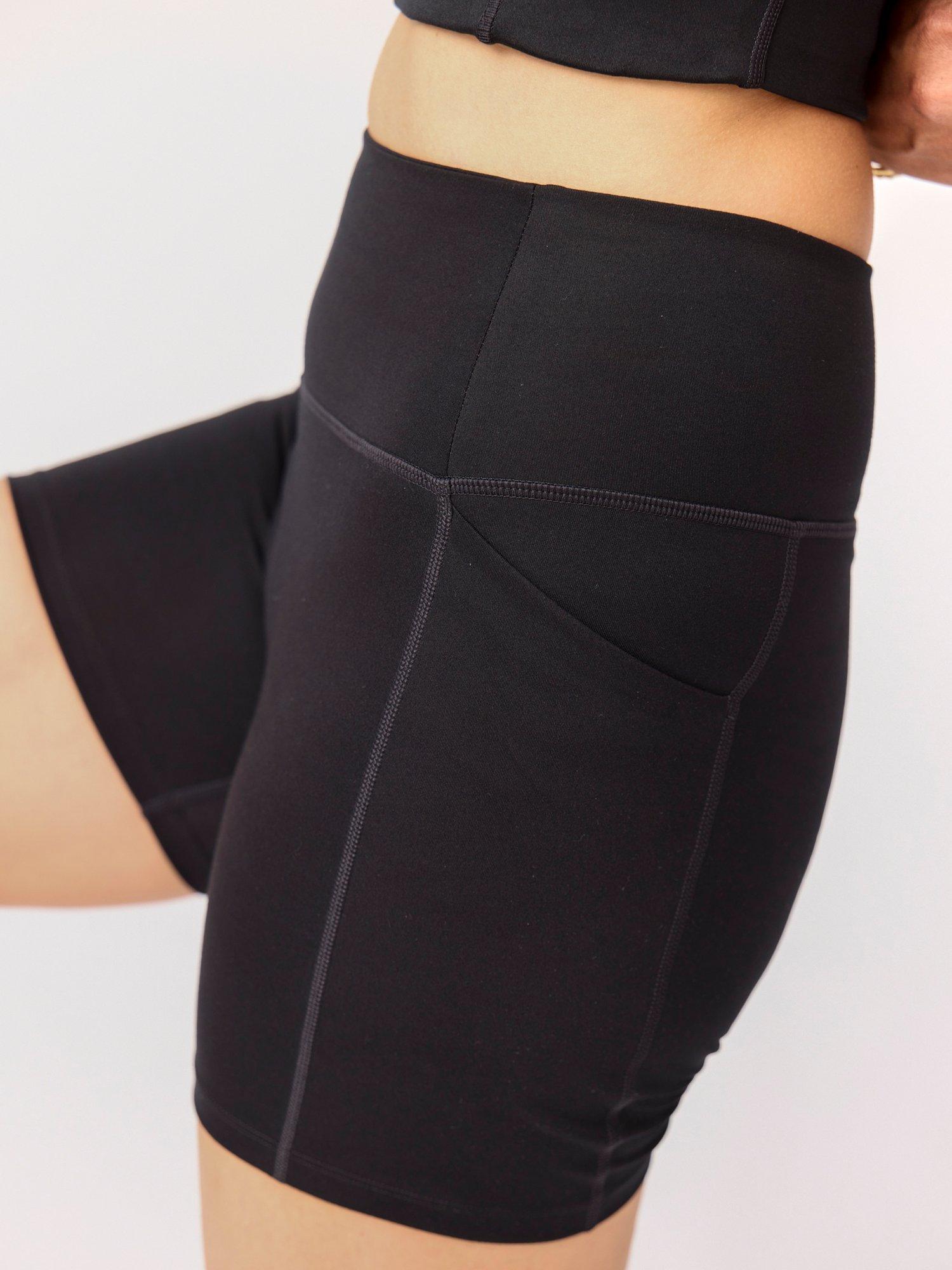 Product image 6 of 9, which shows Girlfriend Collective Pocket Running Shorts, Black, XS