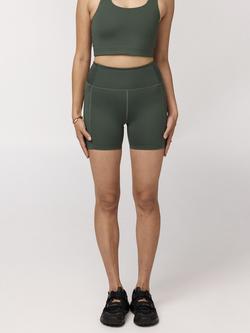 Girlfriend Collective Pocket Running Shorts, Jungle - view 2, Jungle